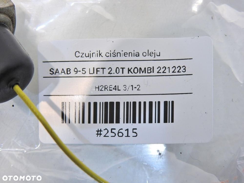 CZUJNIK CIŚNIENIA OLEJU SAAB 9-5 2.0 T 9176660 - 6