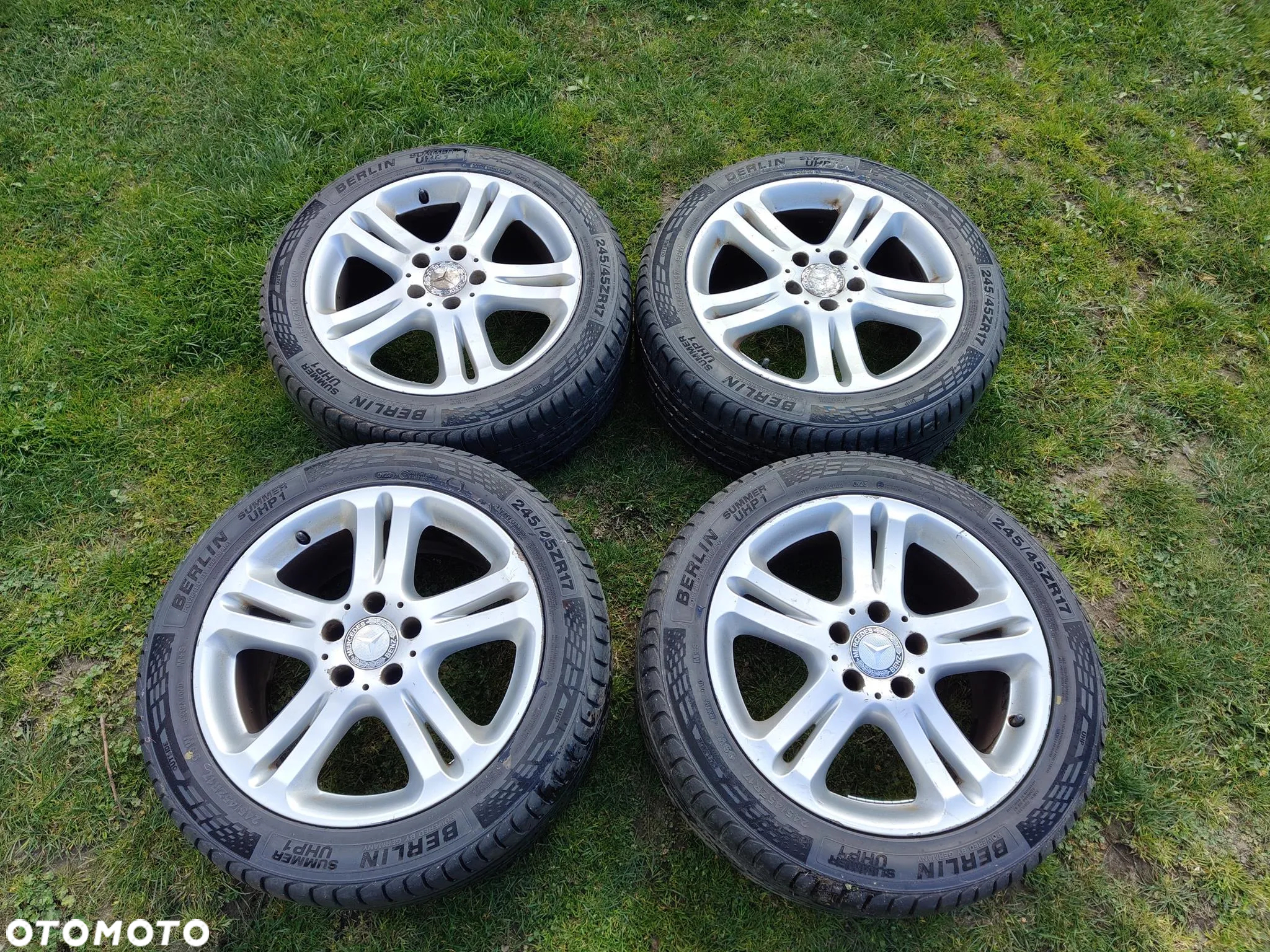 MERCEDES W211 LIFT KOŁA Felgi Aluminiowe Opony letnie 5X112 17 Avantgarde Oryginał - 2