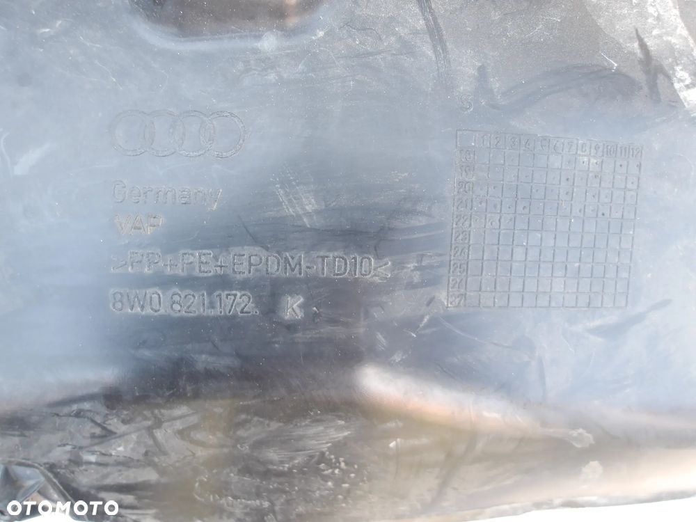 NADKOLE PRAWY PRZOD AUDI A4 B9 LIFT 8W0821172K - 5