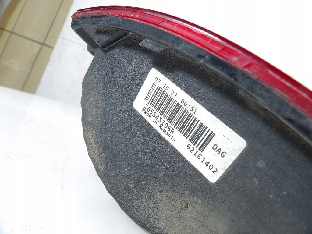 DACIA DUSTER II LIFT ŚWIATŁO WSTECZNE 265545106R - 3