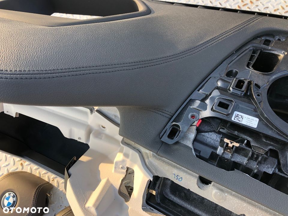 BMW 5 6 G30 G31 G32 DESKA KONSOLA KOKPIT PULPIT PÓŁKA PARAPET PODUSZKI AIRBAG AIR BAG PASY USA KANADA - 6