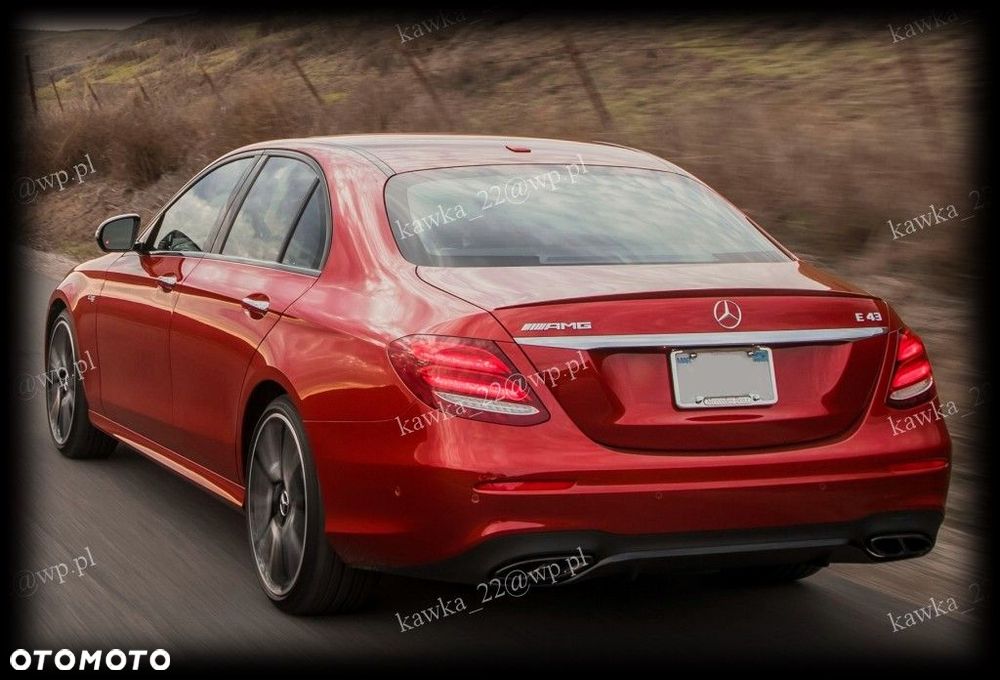 MERCEDES W213 SPOILER LOTKA NA KLAPĘ AMG PODKŁAD! - 10
