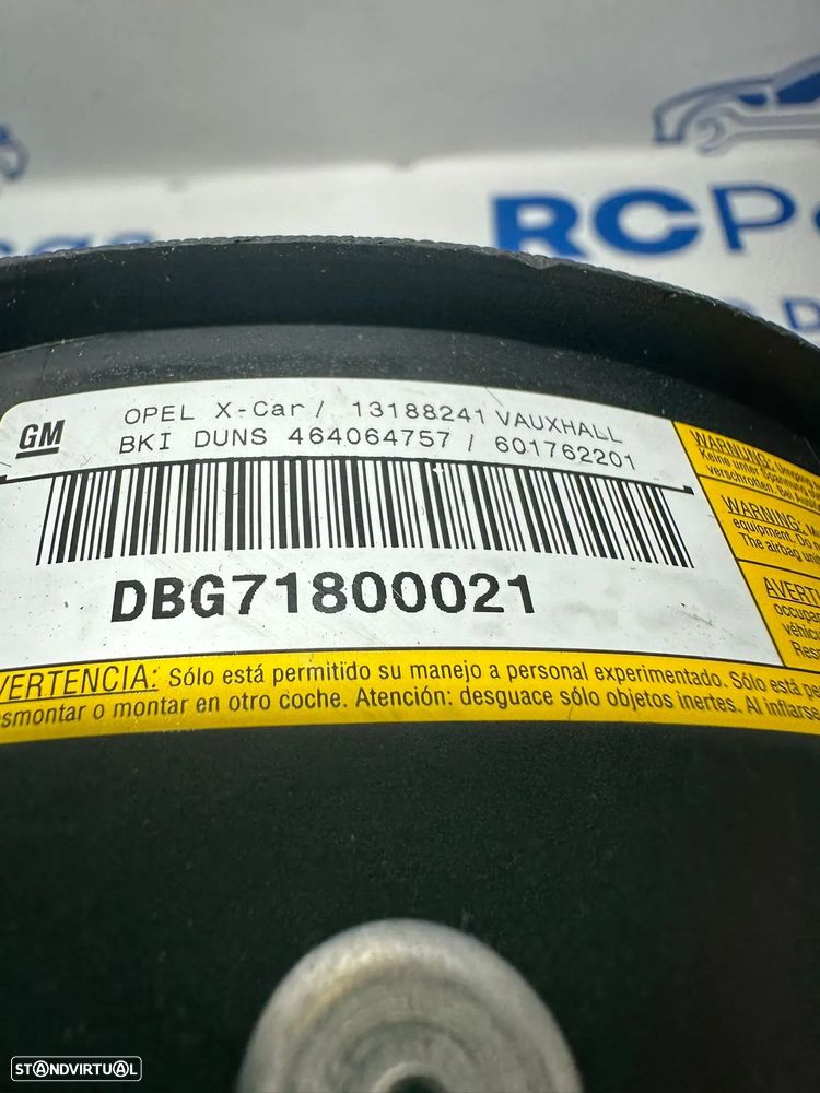 .Airbag Volante Guiador Original GM Opel 13188241 2000 - 2010 - 8