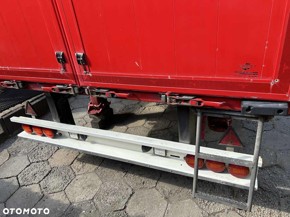 Schmitz Cargobull 7.7m OCYNK OSIE MERCEDES ALUFELGI KONTENER TANDEM NAPOJÓWKA OTWIERANY BOK DO NAPOJÓW STAN BDB - 11