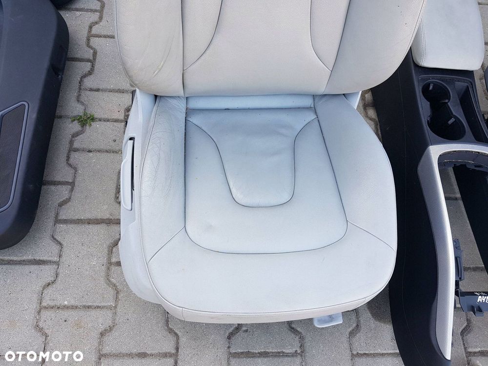 AUDI A4 B8 LIFT 11-15r KOMBI FOTELE SKÓRZANE KANAPA - 8