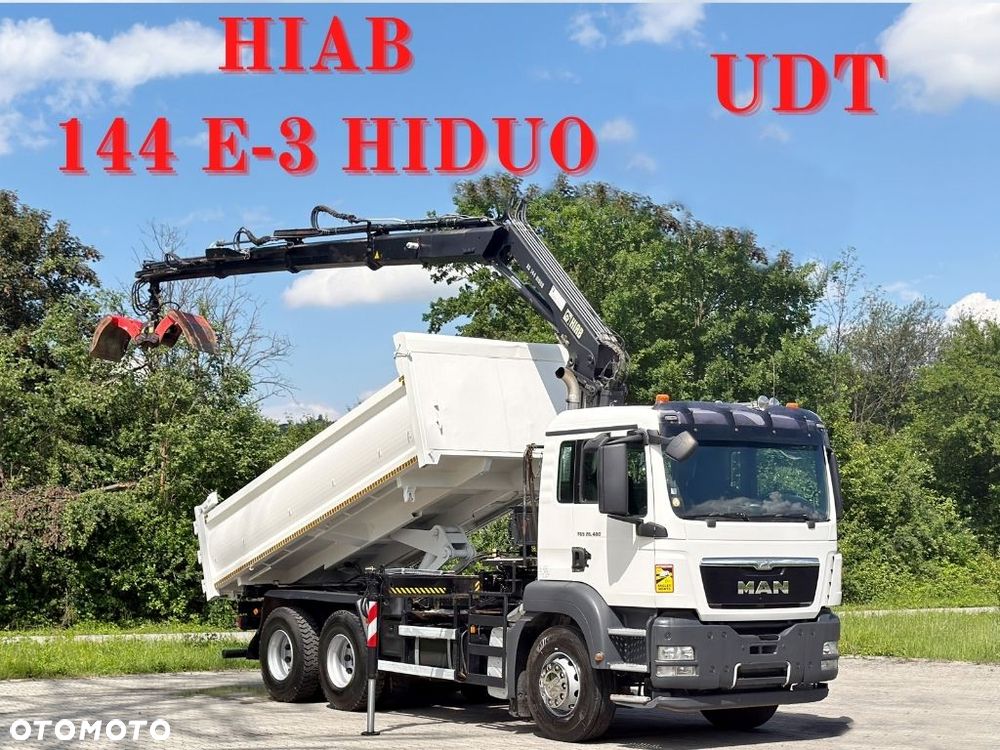 MAN TGS 26.400 *WYWROTKA 5,10m *HIAB 144 E - 3 HIDUO/PILOT *6x4 *STAN BDB - 1