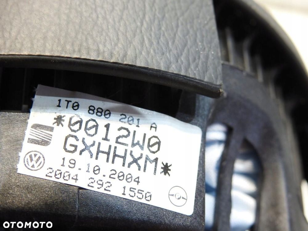 PODUSZKA AIRBAG KIEROWCY VOLKSWAGEN TOURAN I 1T0880201A - 5