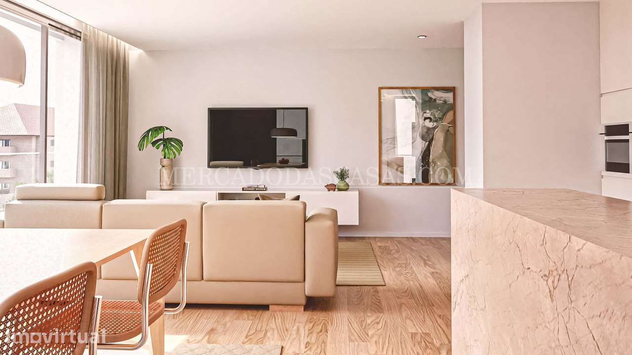 Apartamento T3, condomínio de luxo junto à praia - Grande imagem: 2/24
