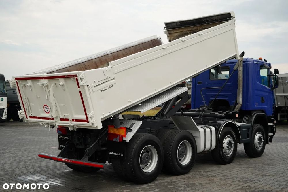 Scania G 480 / 8x4 / WYWROTKA DWUSTRONNA / HYDROBURTA / MANUAL - 11