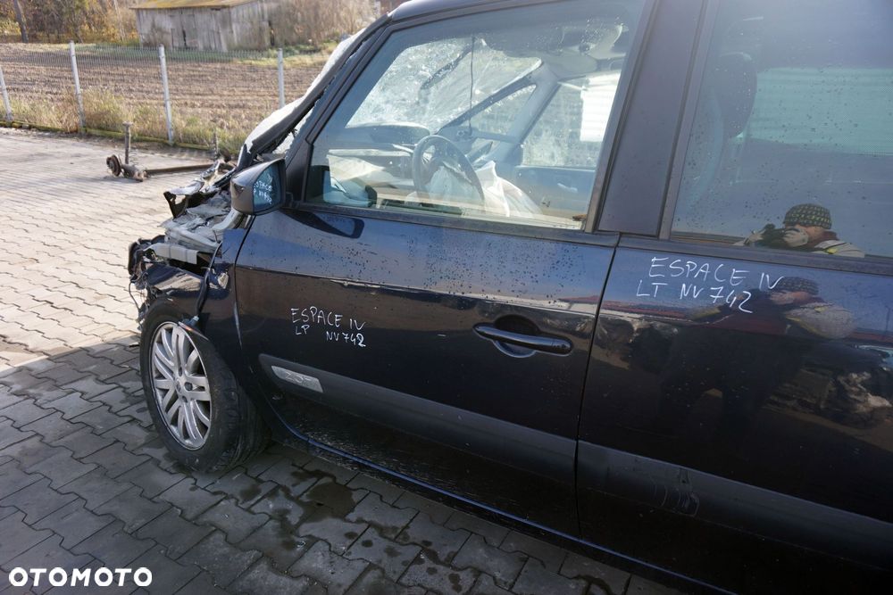 DRZWI PRZEDNIE LEWE ESPACE GRAND IV PH1 NV472  GRANATOWY RENAULT 2002-2006 - 2