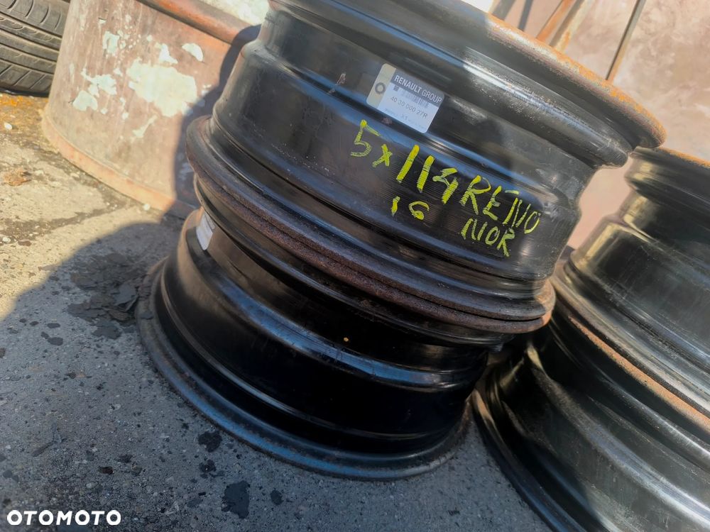 5x114,3 Felgi Stalowe 5x114 Stal 16 Koła RENAULT SCENIC MEGANE III Grand scenic Fluence LAGUNA 3 KADJAR NISSAN PRIMERA P12 JUKE XTRAIL QASHQAI DACIA DUSTER Legnica ALU-RAD - 4