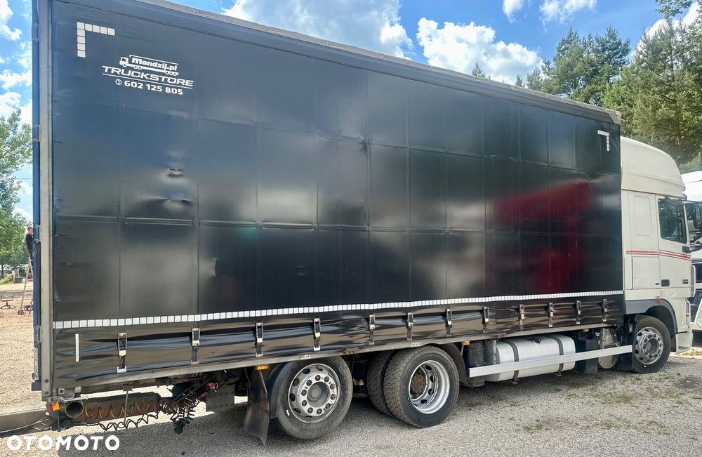 DAF XF 105.460 SSC 6x2 MANUAL RETARDER ZABUDOWA FIRANKA DŁ:7.40m NOWA PLANDEKA!!! LODÓWKA 2xALUTANK OS PODNOSZONA + PRZYCZEPA HIPOCAR TANDEM ZABUDOWA ALUMINIOWA FIRANKA DŁ:8.20m NOWA PLANDEKA!!! OSIE SAF OS PODNOSZONA NOWE TACHO!!! ZESTAW PRZESTRZENNY 120m3 2007r EURO 6 ŁADNY - 8