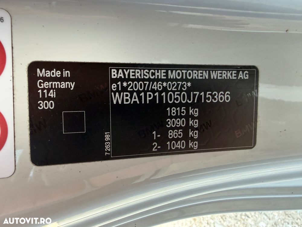 BMW Seria 1 114i Sport Line - 14