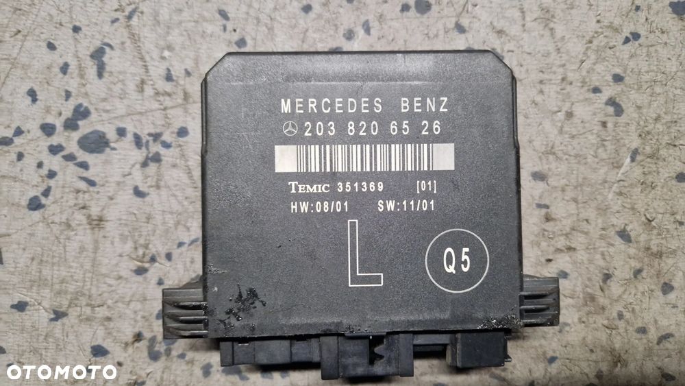 MERCEDES C KLASA W 203 MODUŁ DRZWI LEWY TYŁ 2038206526 - 1