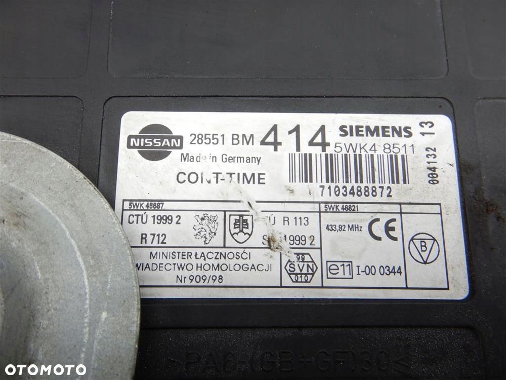 Zestaw odpalający startowy Nissan Almera N16 2000-2006 237105M311 ORYGINAŁ - 3