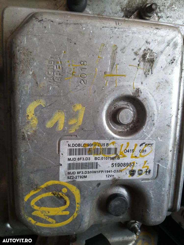 Calculator ECU cod: 51908953 pentru Fiat Doblo 1.3 JTD an dupa 2009 - 1