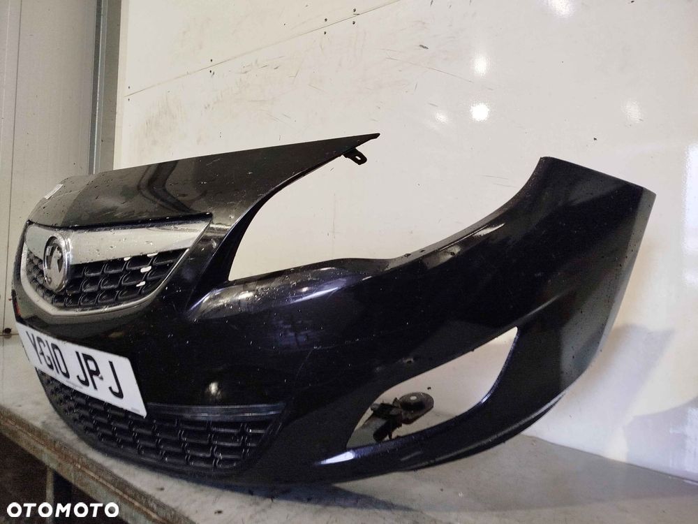 + ZDERZAK PRZÓD PRZEDNI OPEL ASTRA J 4 IV Z22C CZARNY HALOGENY - 2