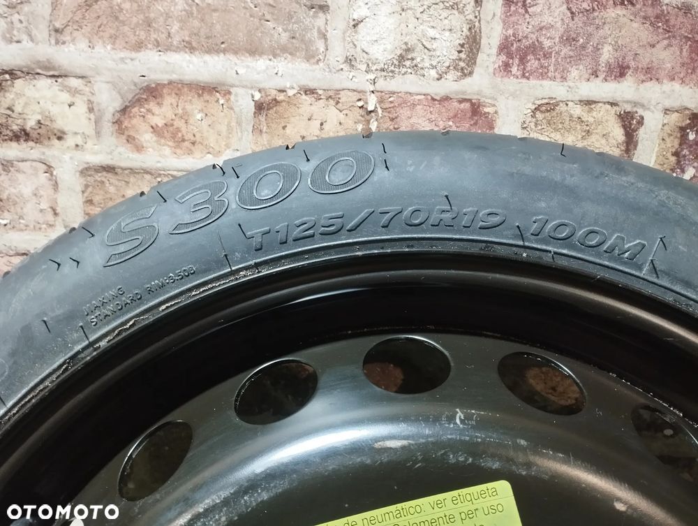 KOŁO ZAPASOWE Audi A4 B8 T125/70/R19 66-67MM 5X112 ET29 - 4