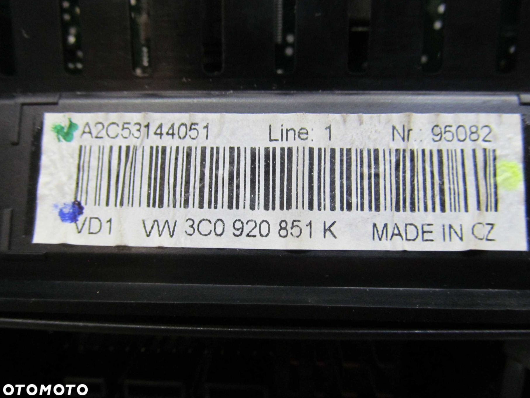 VW PASSAT B6 05- 1.6FSI LICZNIK ZEGARY 3C0920851K - 9