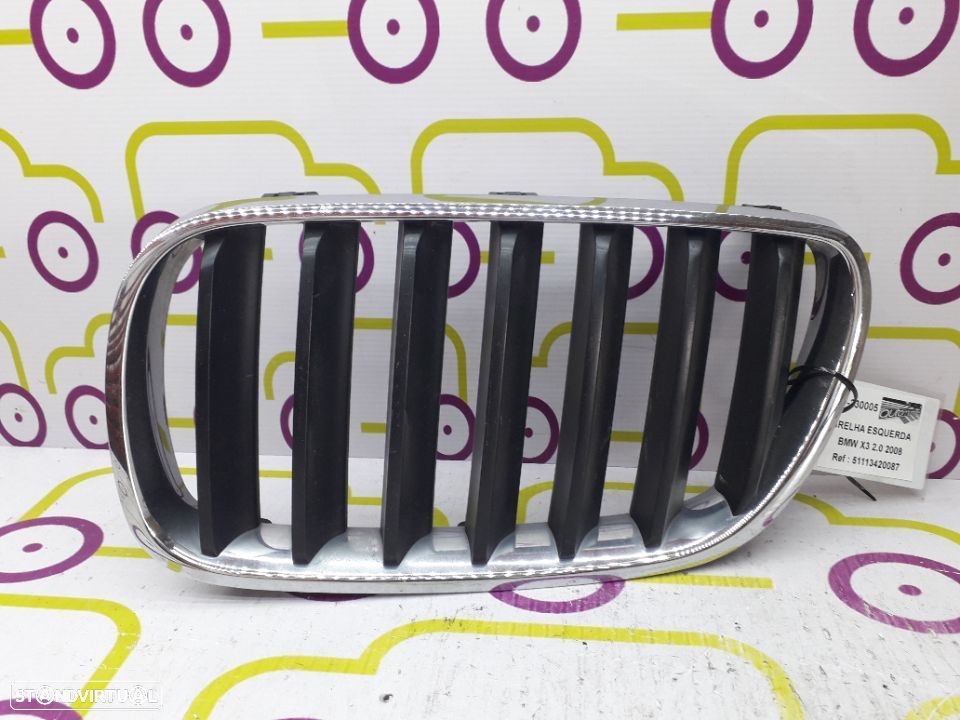 Grelha Direita BMW X3 2.0 150 Cv de 2008 - Ref: 51113420088 - NO230006 - 1
