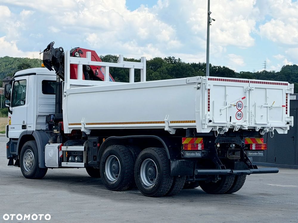 Mercedes-Benz ACTROS 3336 * Wywrotka 5,10 m + HMF 2620 K3 + PILOT * 6x4*STAN BDB - 8