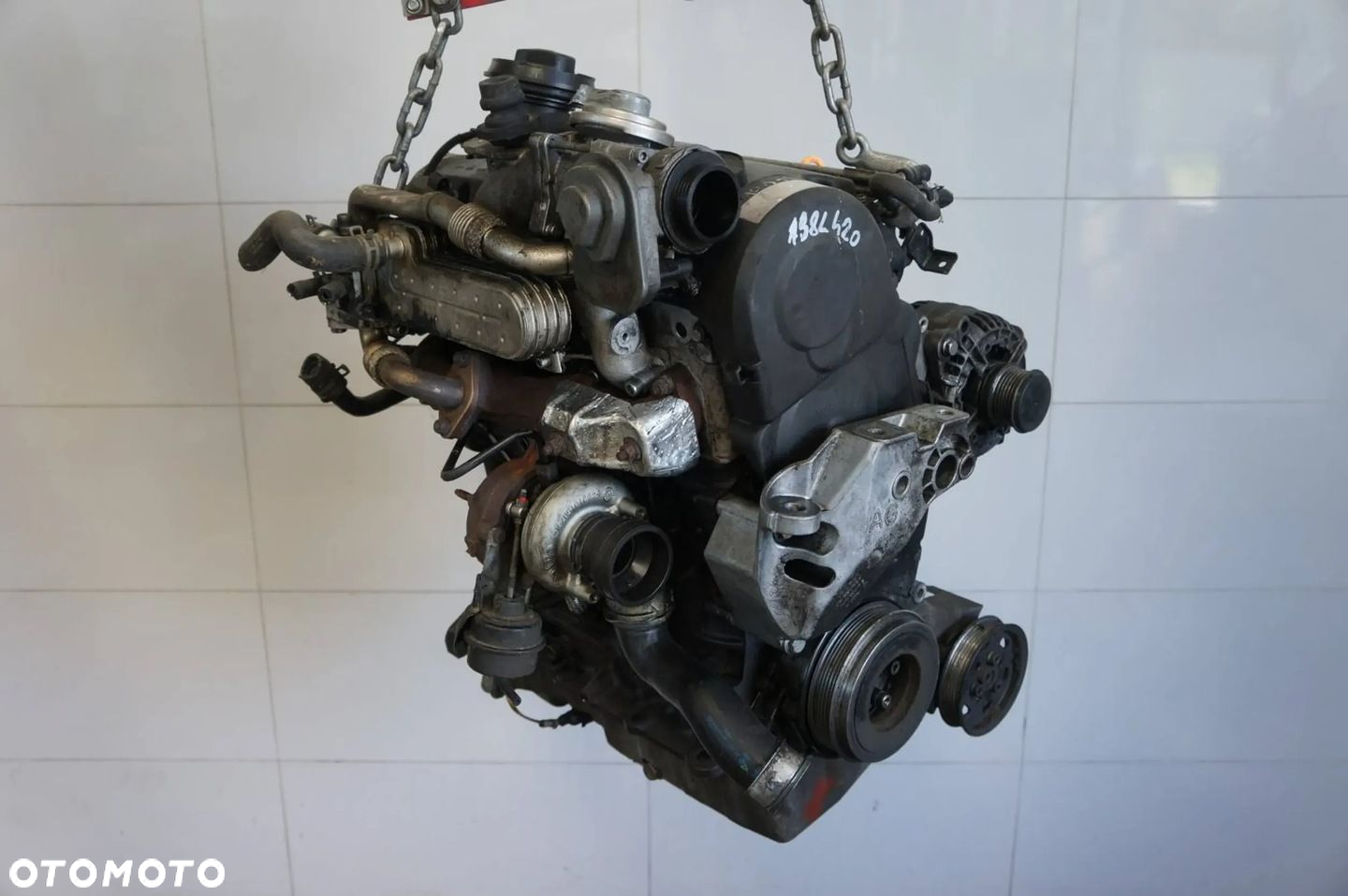 SILNIK KOMPLETNY AXR BLOK GŁOWICA POMPOWTRYSKI AUDI A3 VW GOLV IV BORA - 6