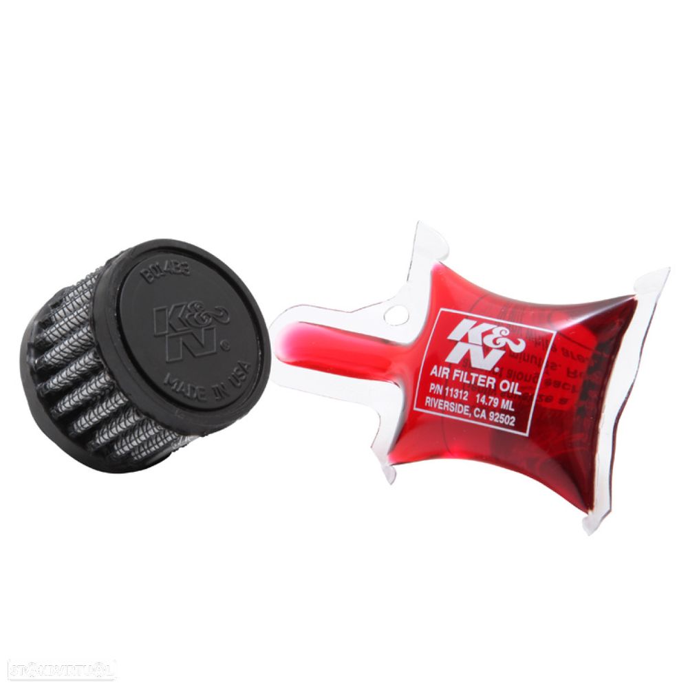 filtro de ar desportivo k&n clmp de substituição do filtro de ar ​​em 16 mm ru-3230 - 1