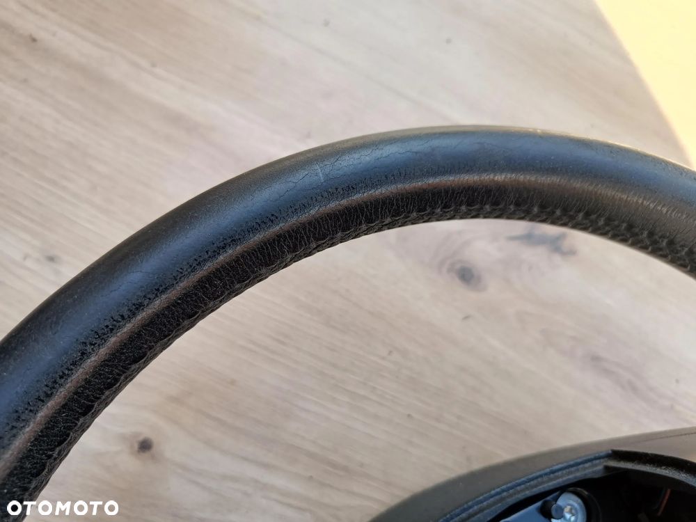 MERCEDES W164 ML X164 GL W251 KIEROWNICA CZARNA SKÓRZANA ŁOPATKI - 5