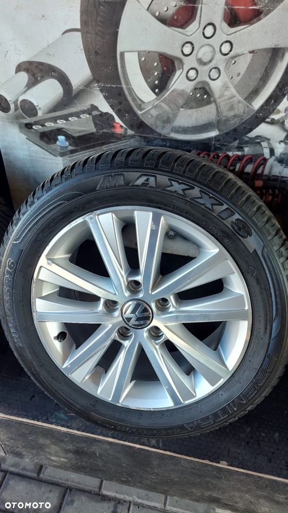 ALUFELGI+OPONY Wielosezonowe 205/55 16  VW Golf VI Touran II Jetta 16' 5X112 ET50 - 7