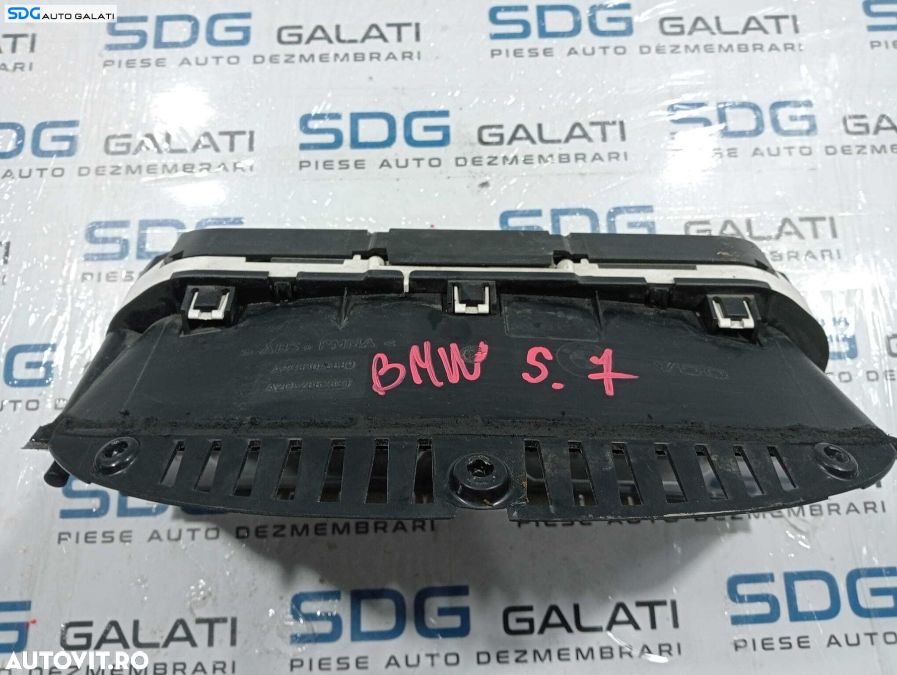 Ceas Ceasuri Cluster Instrumente Bord Volan Stanga KM BMW Seria 7 E65 E66 730 3.0 D FL Facelift 2001 - 2008 Cod 62.11 6956632 [L4786] - 9