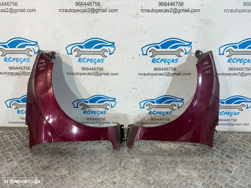 .Conjunto Guardalamas Esquerdo Direito Ford Fiesta MK6 VI 6 2008 - 2017 - 2