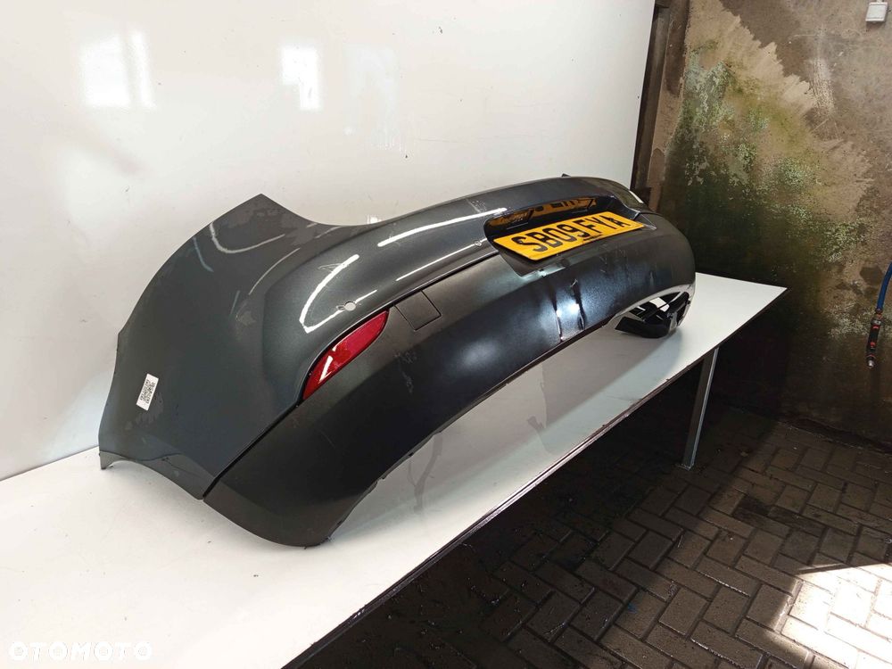 ^ ZDERZAK TYŁ TYLNY RENAULT MEGANE 3 III TEB66 SZARY GRAFITOWY 5D 5 DRZWI HB PDC CZUJNIKI - 3