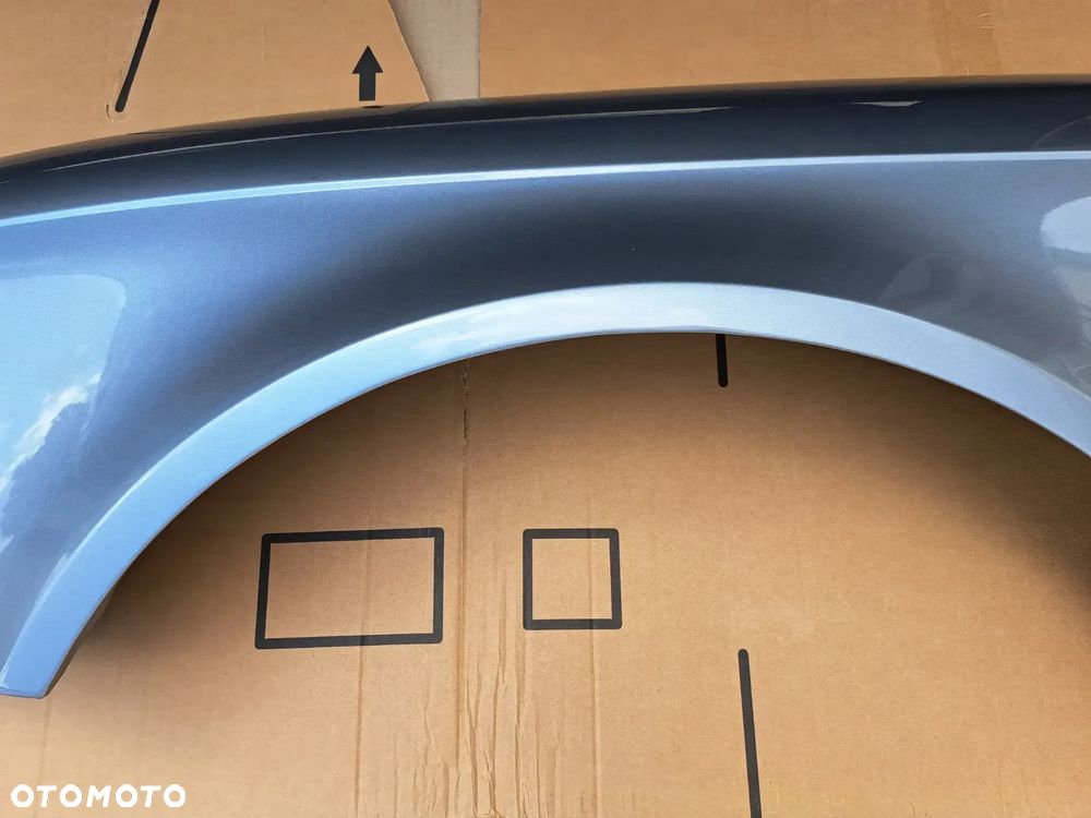 Błotnik AUDI A4 B7 LY7G (Quartz Gray Metalic  kwarcowy szary) lewy przód do modeli sedan kombi od 2004 do 2007 - 4