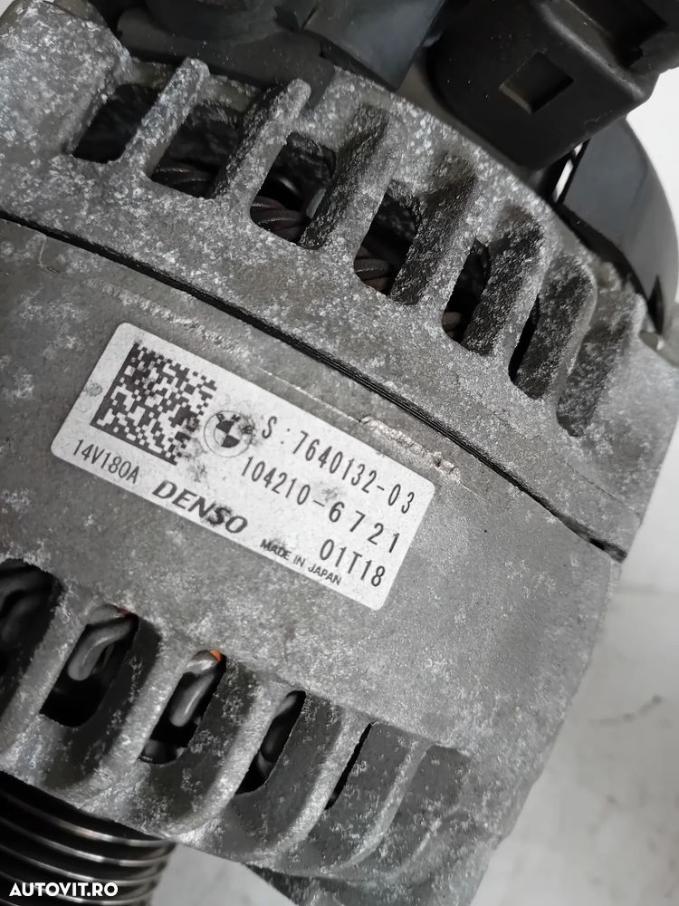 Alternator Bmw Seria 1/2/3/4/5 X1 X2 X3 X4 B47 Cod 7640132 - 6