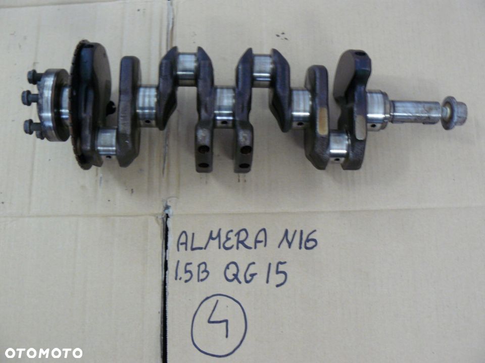 ALMERA N16 1,5 16V LIFT WAŁ KORBOWY - 1