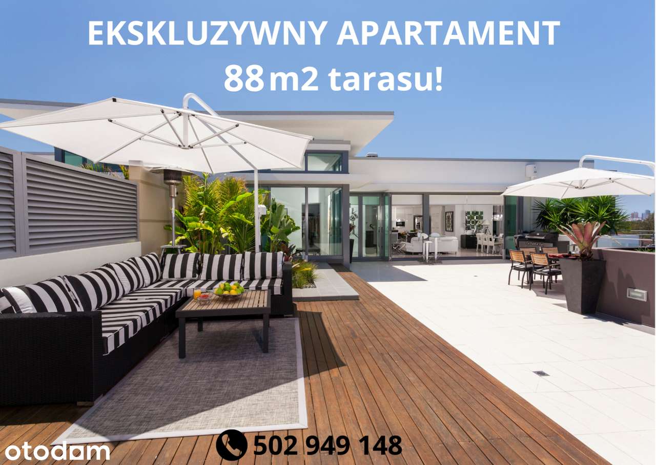 Apartament z dużym tarasem!