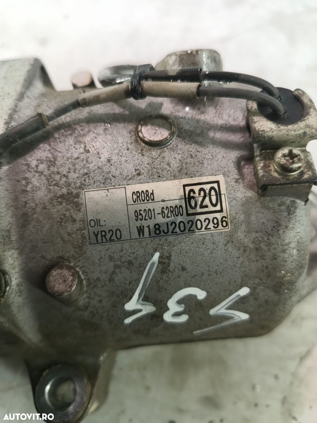 Compresor clima ac 1.2 benzina k12c 95201-62r00 Suzuki Ignis 3  [din - 2
