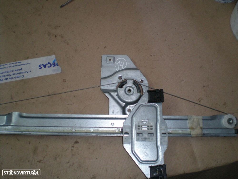 Elevador Sem Motor 9680558180 CITROEN BERLINGO 2009 2P FE PEUGEOT PARTNER 2 FOURGON B9 FASE 1 2008 1.6HDI  90CV 4P BRANCO FE - 2