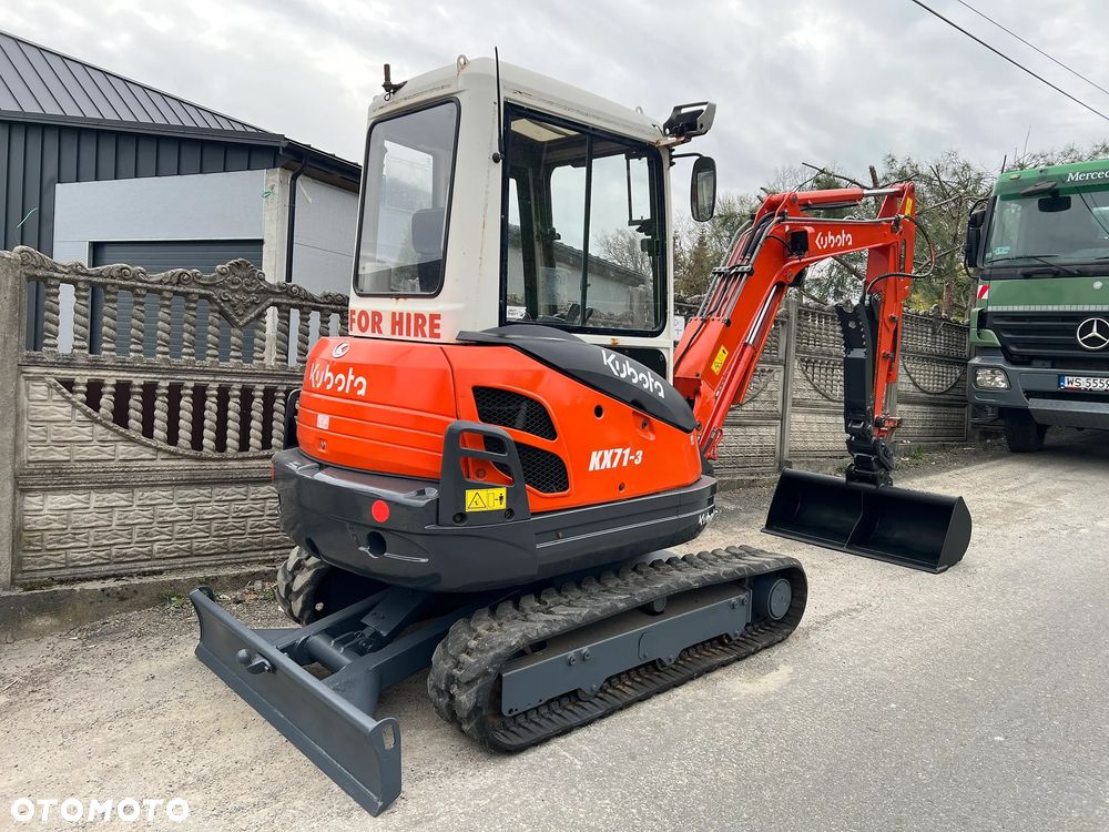 Kubota KX 71-3 | Minikoparka Kubota KX71 | 3 Tony | Silnik 4 Cylindry | Ząb Hydrauliczny | Stan Bardzo Dobry | CENA BRUTTO | UMOWA | Mini Koparka | - 4