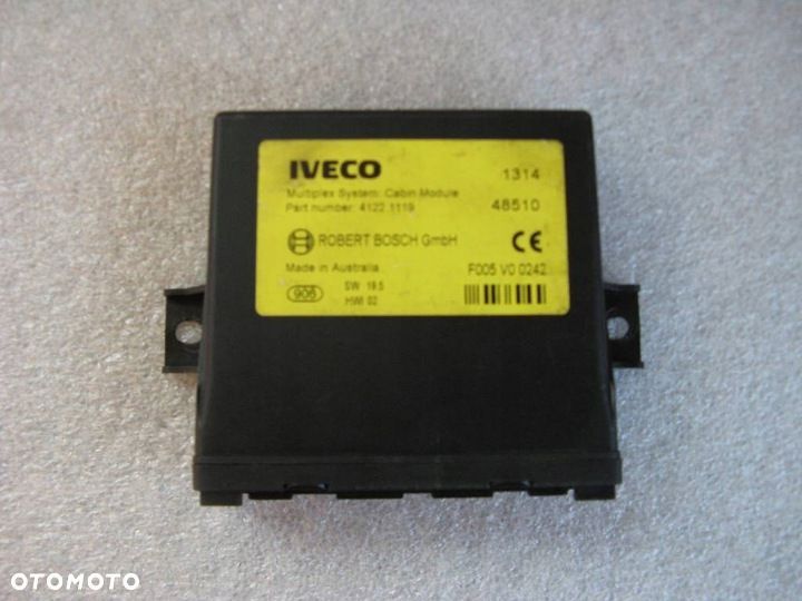 # IVECO STRALIS STEROWNIK KOMPUTER MODUŁ KABINY 41221119 4122 1119 - 1