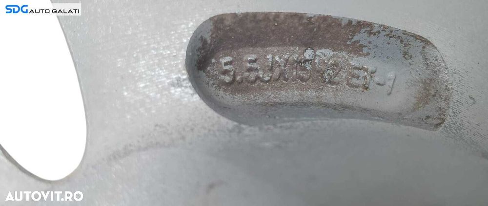 Set 4 Jante Roti Aliaj 145 65 R15 si 175 55 R15 Smart Fortwo 1998 - 2006 [M8968] - 6