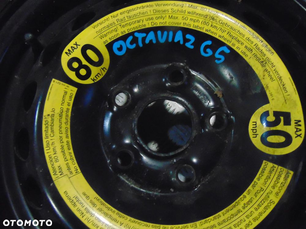 Koło zapasowe Octavia 2 R15 - 2