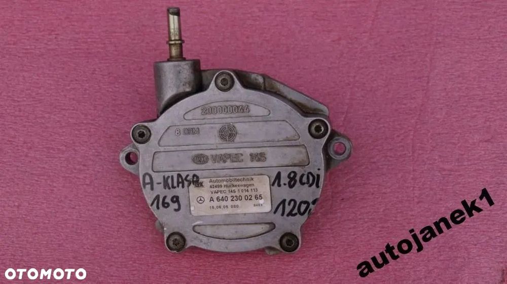 Pompa vacum Mercedes A W169 1.8 CDi A6402300265 - 1