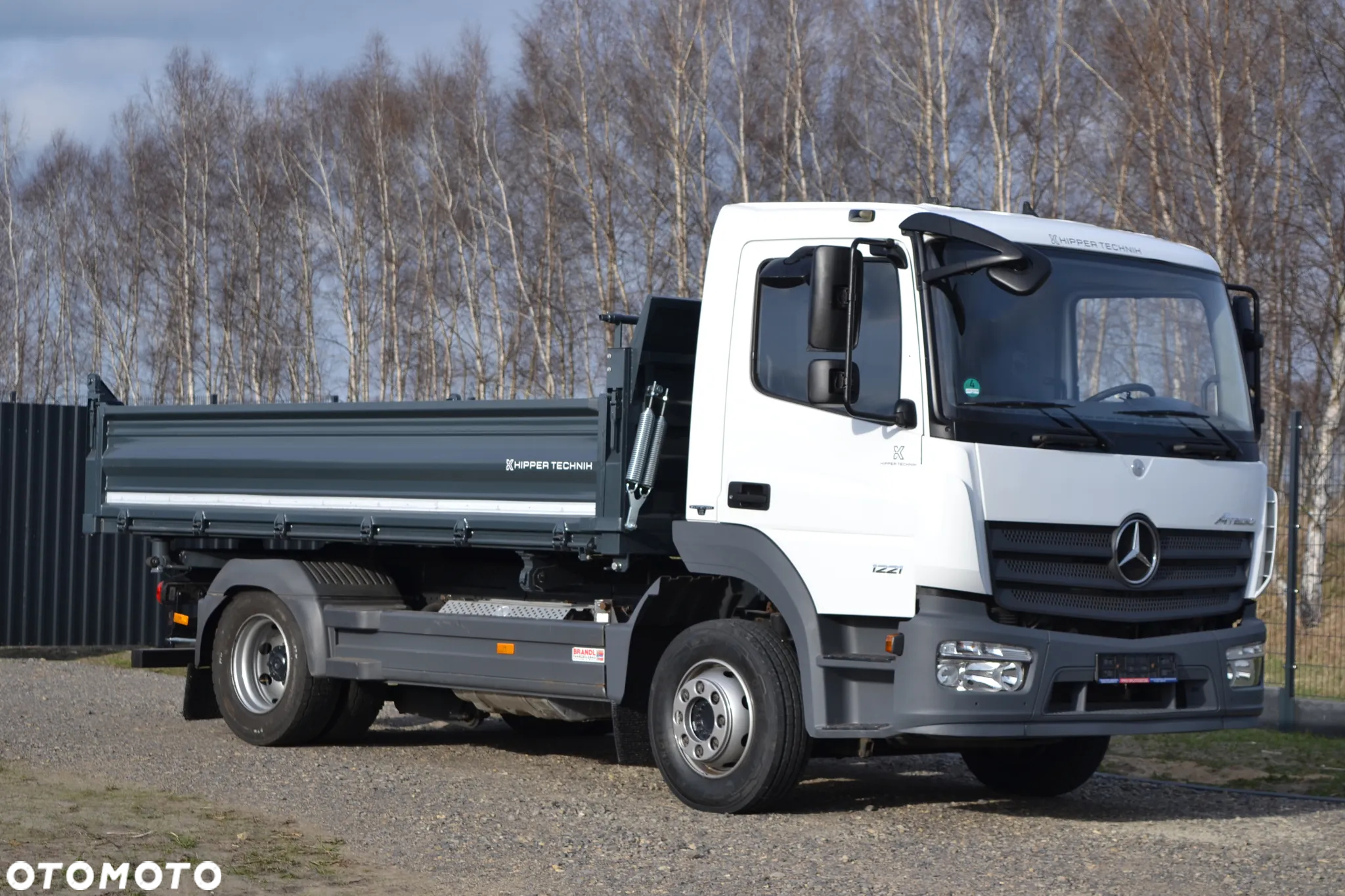 Mercedes-Benz Atego 1221 1224 Nowy 3-stronny WYWROT Kiper WYWROTKA Manual Blokada mostu TGL TGM - 12