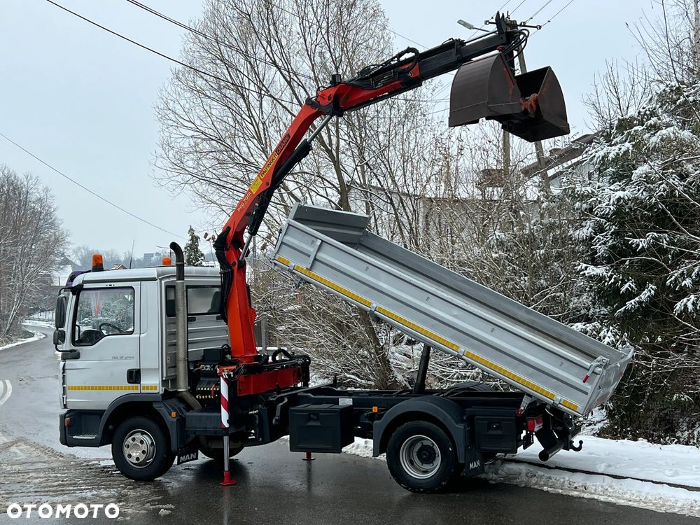 MAN MAN TGL 12-240 Kiper Wywrotka 4x2 Kran PALFINGER PK 12500 BARDZO DOBRY STAN - 24