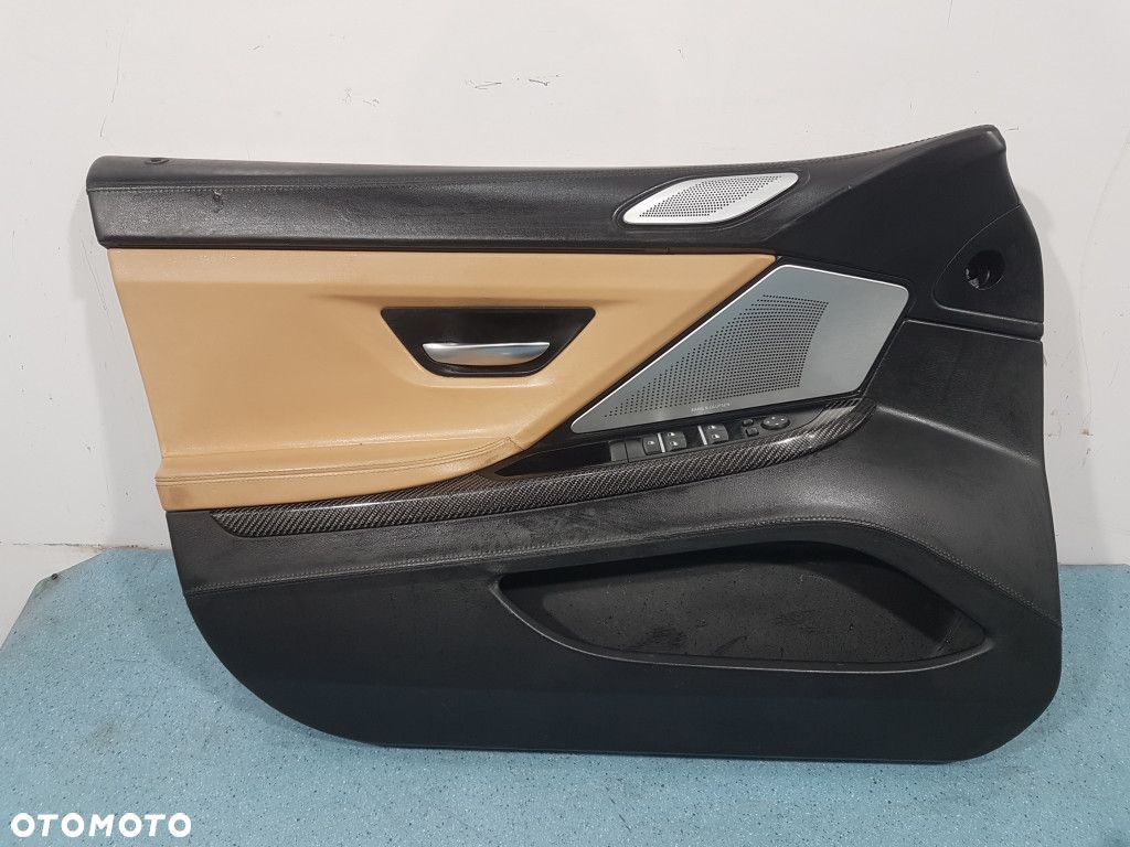TAPICERKA DRZWI PRZÓD LEWE 105083580C BMW M6 F06 - 1