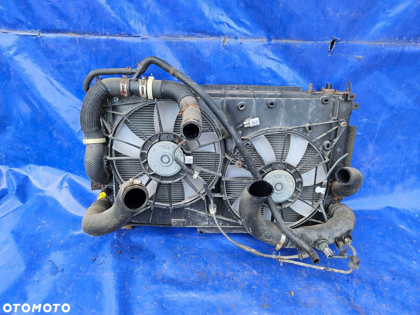 Toyota RAV4 06-12 komplet chłodnice chłodnica - 4