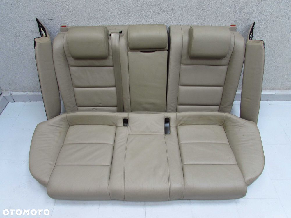 AUDI A6 C6 AVANT 04-11 FOTEL SIEDZENIE KANAPA SKORA JASNA - 1