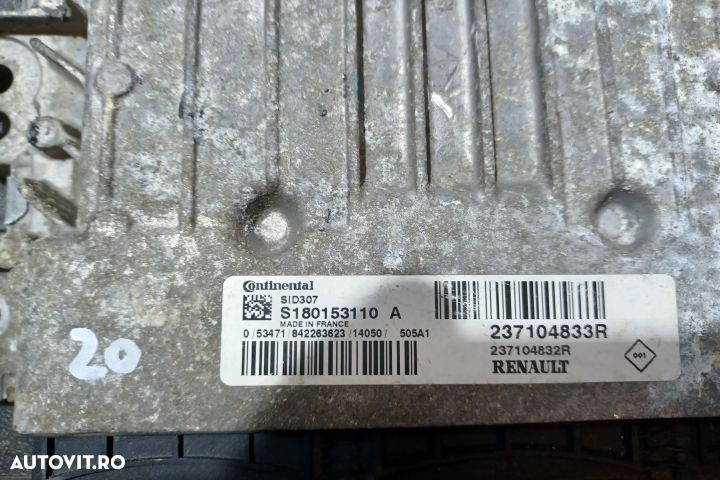 Calculator motor ECU S180153110  237104833 - 1.5 DCI K9K 636 S1801531 - 3