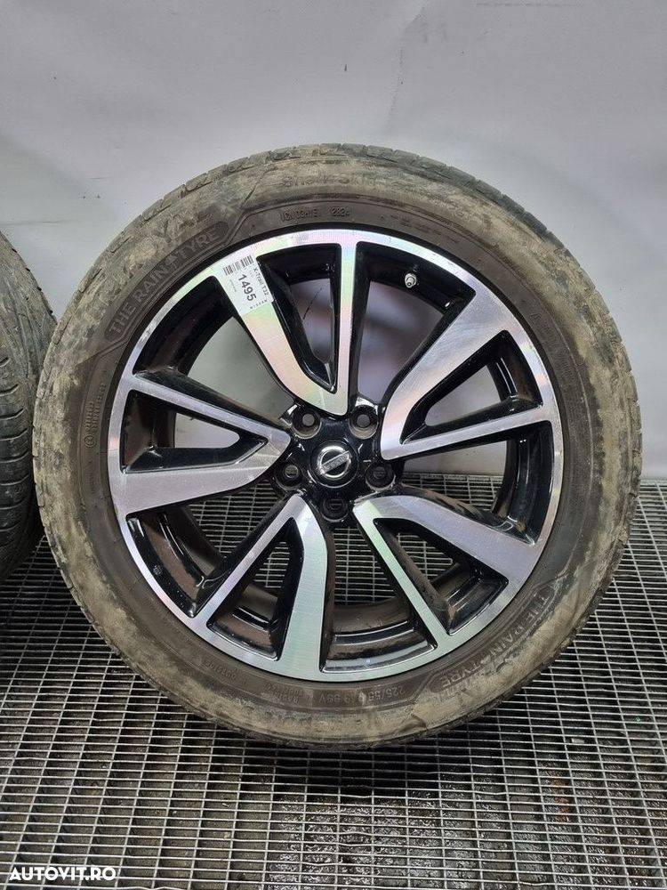 Jante aliaj Nissan X - Trail T32 2014 - 2017 (1495) R19 CU CAUCIUC DOT 2024 ET40 5*115 - 5